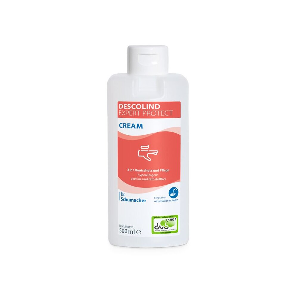 DESCOLIND EXPERT PROTECT CREAM (500 ml Flasche) 2 in 1/ Hautschutz- und Pflegecreme