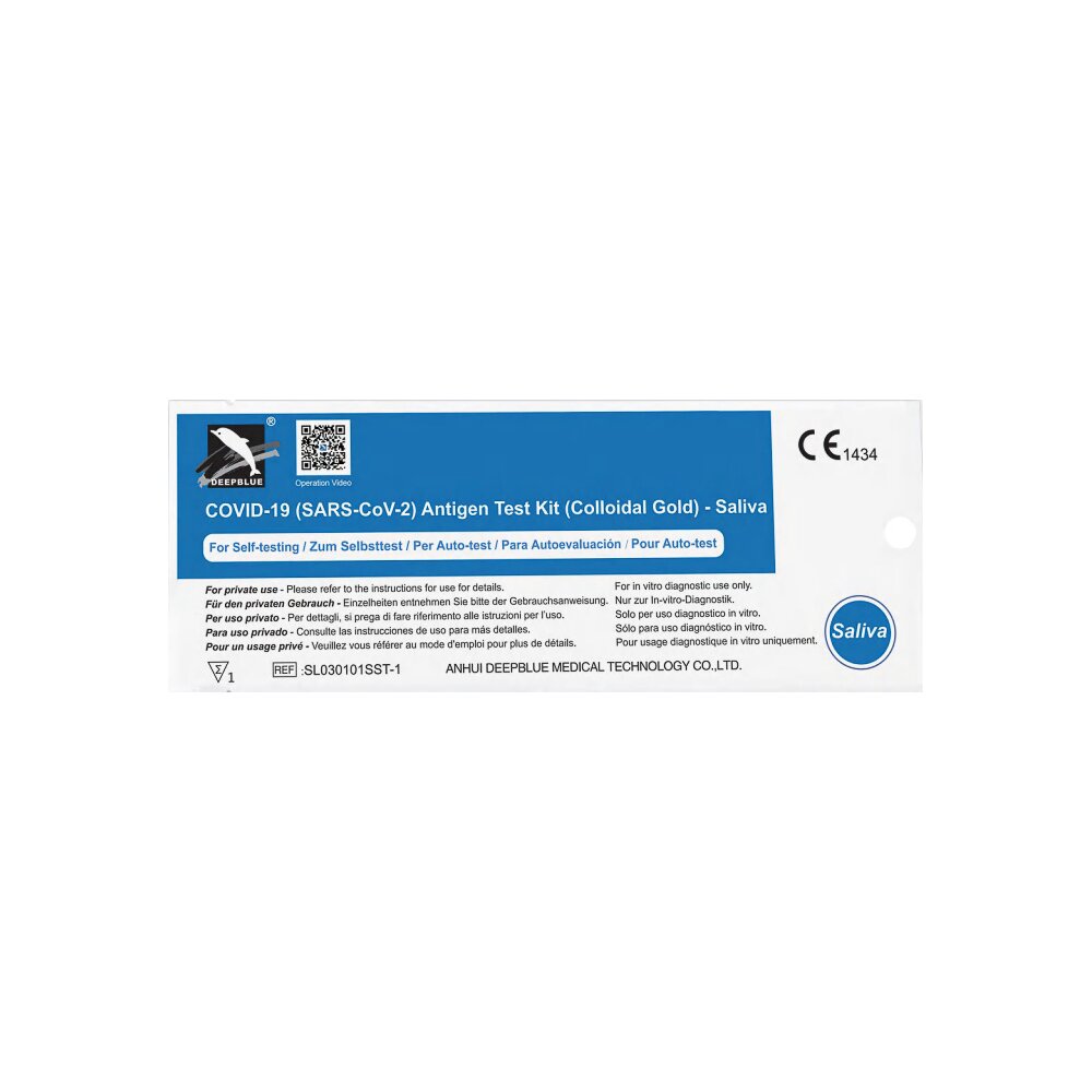Deepblue COVID-19 Lollitest (Sars- CoV-2) Saliva / Lollytest 1er
