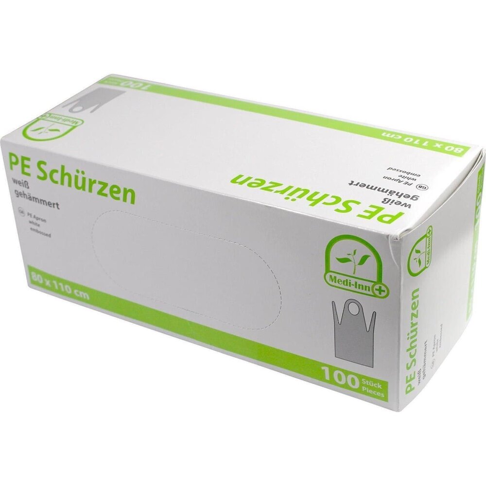 Medi-Inn PE-Schürzen, weiß, 80 x 140 cm (80 St. pro Spenderbox)