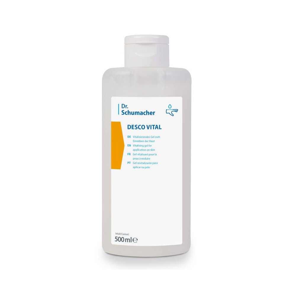 DESCO VITAL GEL Hände & Hautpflege 500 ml Flasche