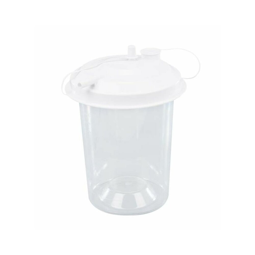 Absauggefäß mit Überlaufsicherung 1000 ml mit Deckel