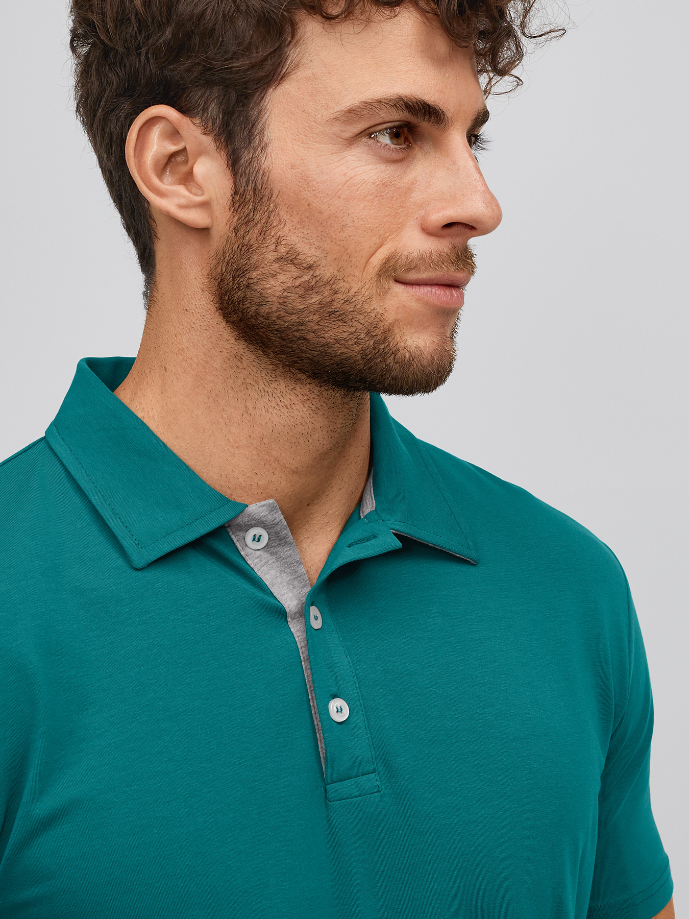 Unisex-Poloshirt, Single Jersey