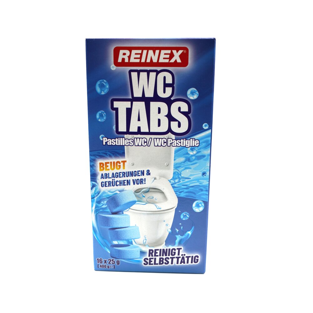 Reinex WC-Reiniger Tabs, 16 Tabs, 25g
