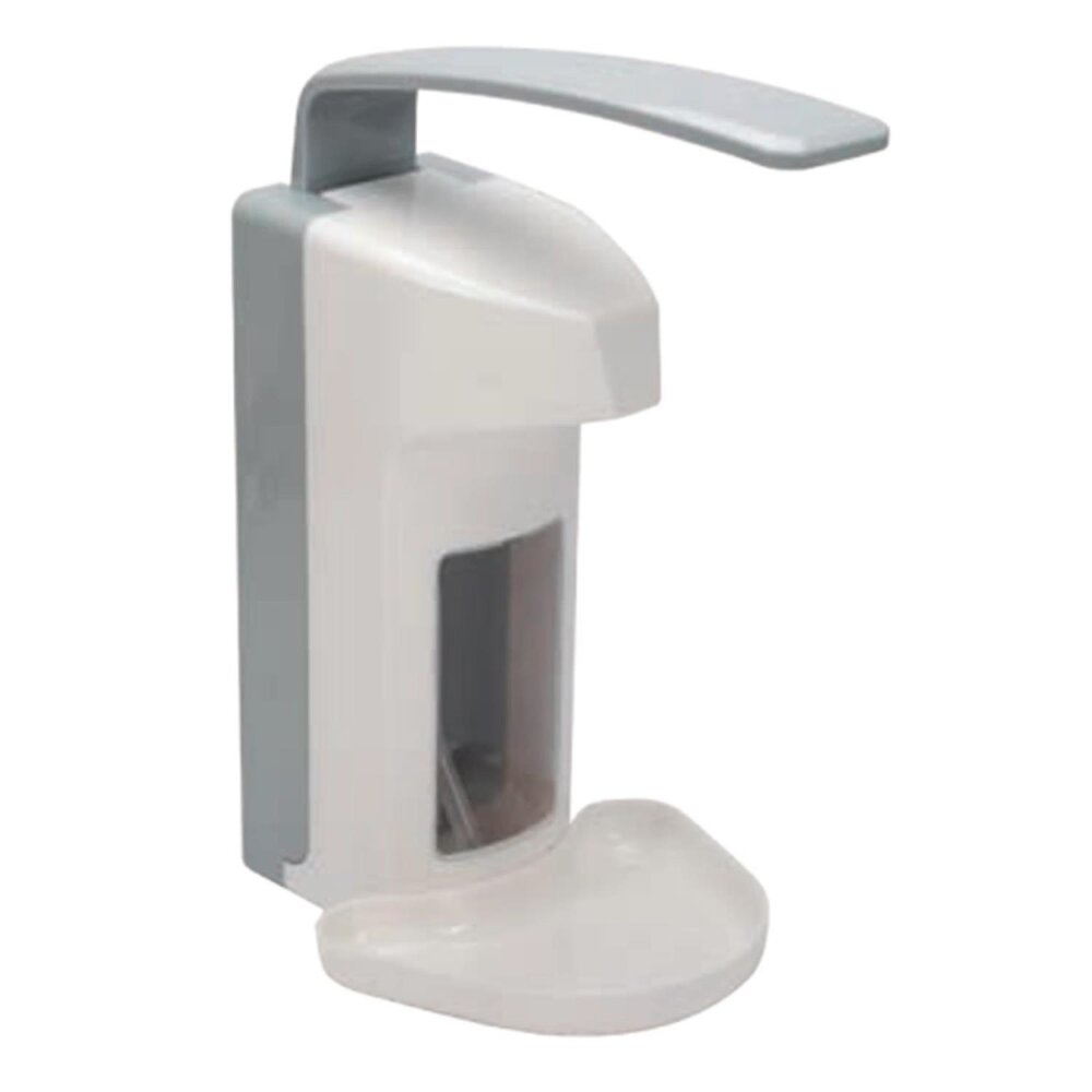 Desinfektion- und Seifenspender aus Kunststoff mit Auffangschale, Langarmhebel 500 ml (Stück) (Abverkauf)