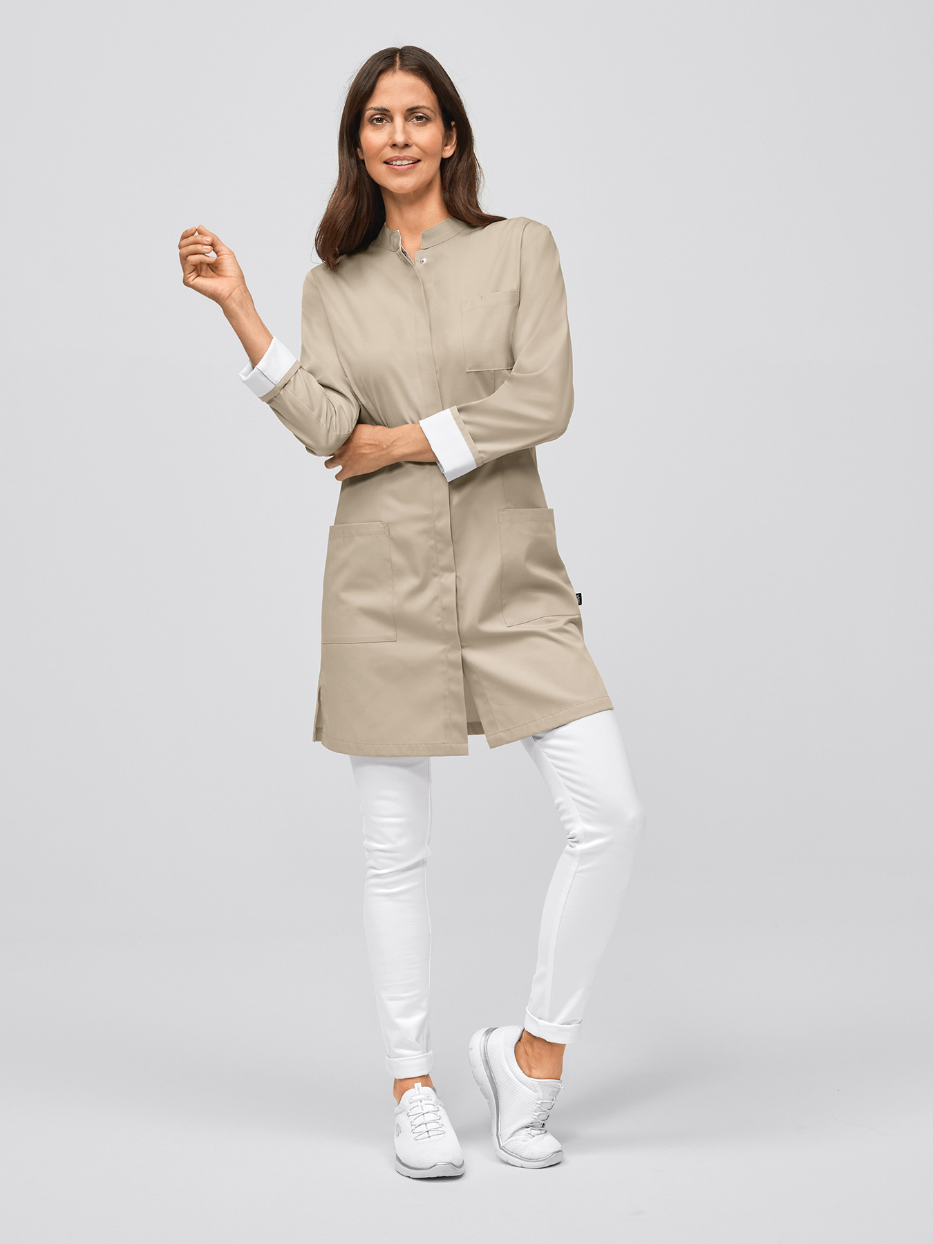 Kurzmantel mit Farbdetails ATESSA