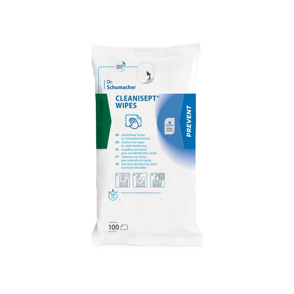 CLEANISEPT WIPES Fläche - Gebrauchsfertige Desinfektionstücher 100 Tücher