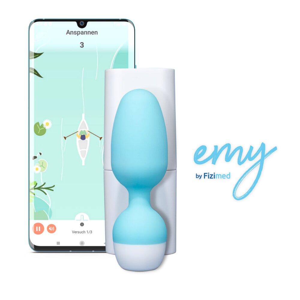 Beckenbodentrainer Emy mit Biofeedback in hellblau, 1 Stück