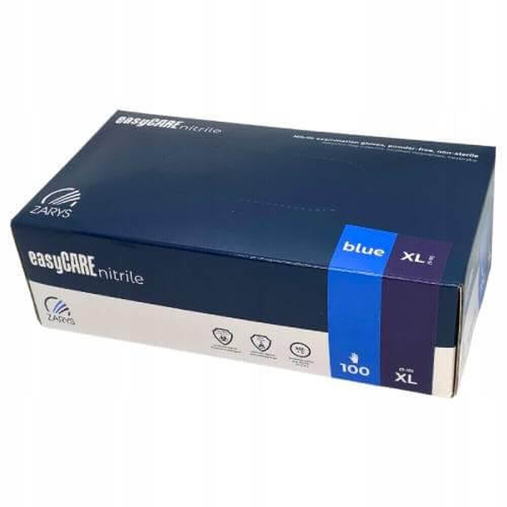easyCare Nitril Einmalhandschuhe puderfrei blau | Box à 100 Stück XL