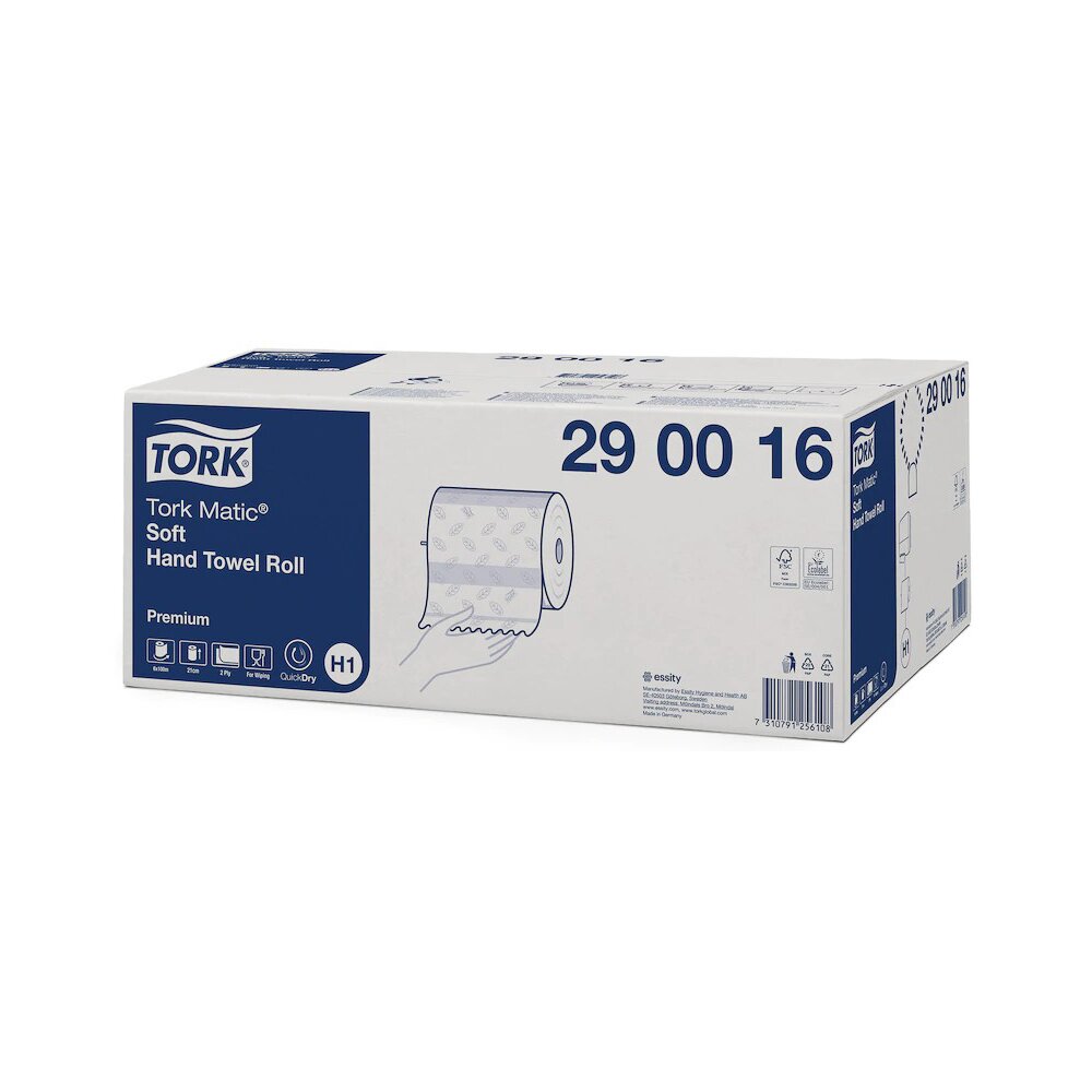 (290016) TORK-MATIC PREMIUM H1 Rollenhandtücher 6 x 100m