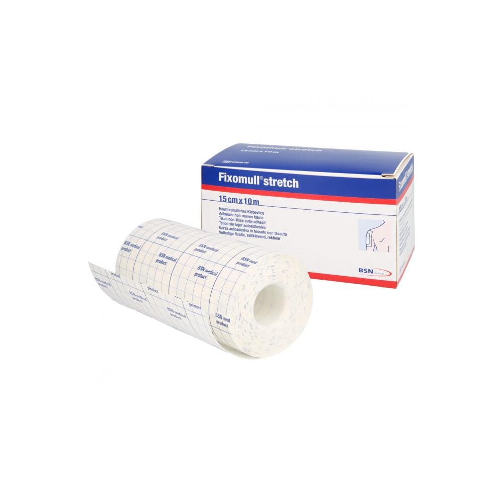 Fixomull stretch, luftdurchlässiges Klebevlies|10m:15cm, 1St., PZN für 1 Pack