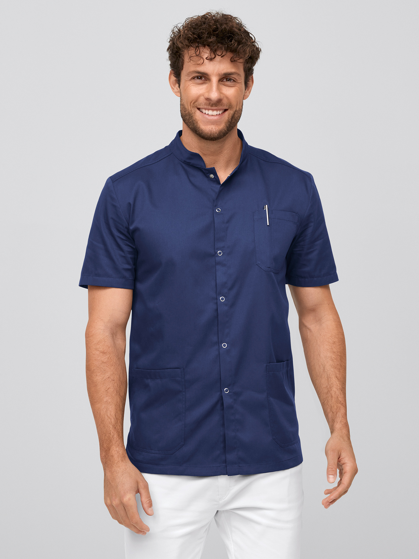 Kasack ARNES mit Druckknopfleiste