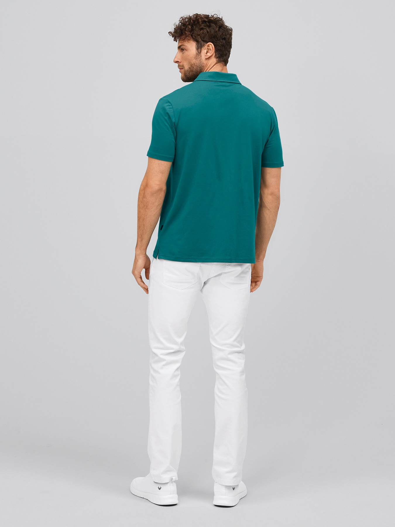Unisex-Poloshirt, Single Jersey