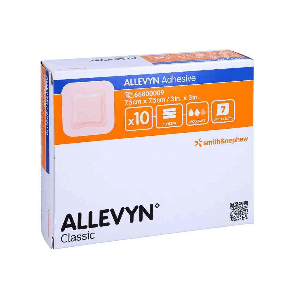 ALLEVYN ADHESIVE cm 7,5 x 7,5 cm, 10 Stück