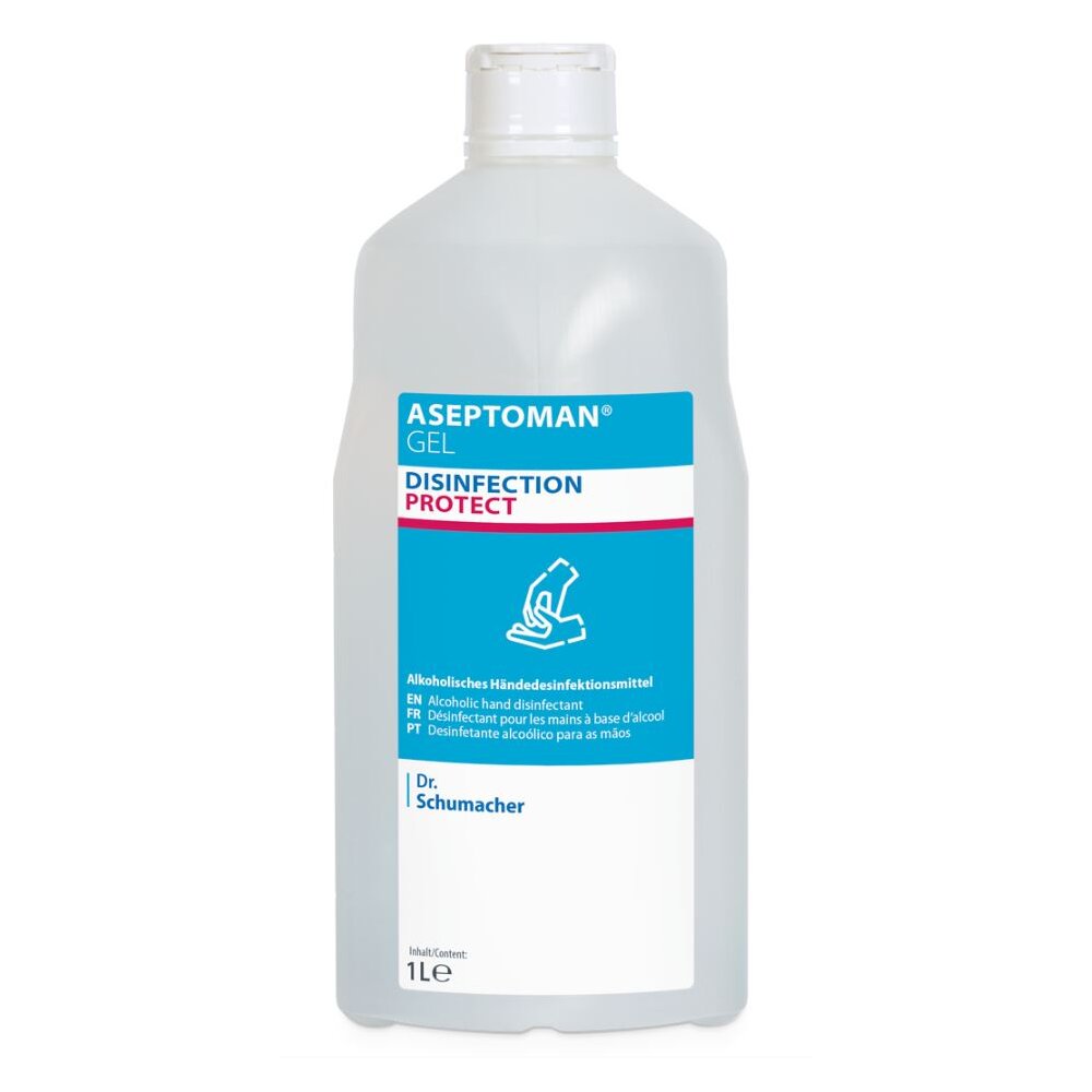 ASEPTOMAN GEL Händedesinfektion 12 Flaschen à 1000 ml