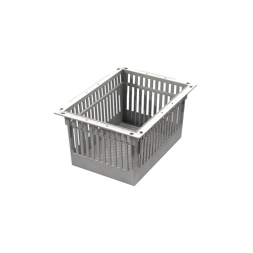 ABS Modul Farbe: grau, teilbar, Abmessungen: 400 x 300 x 200 mm (BxTxH) (Novocal)