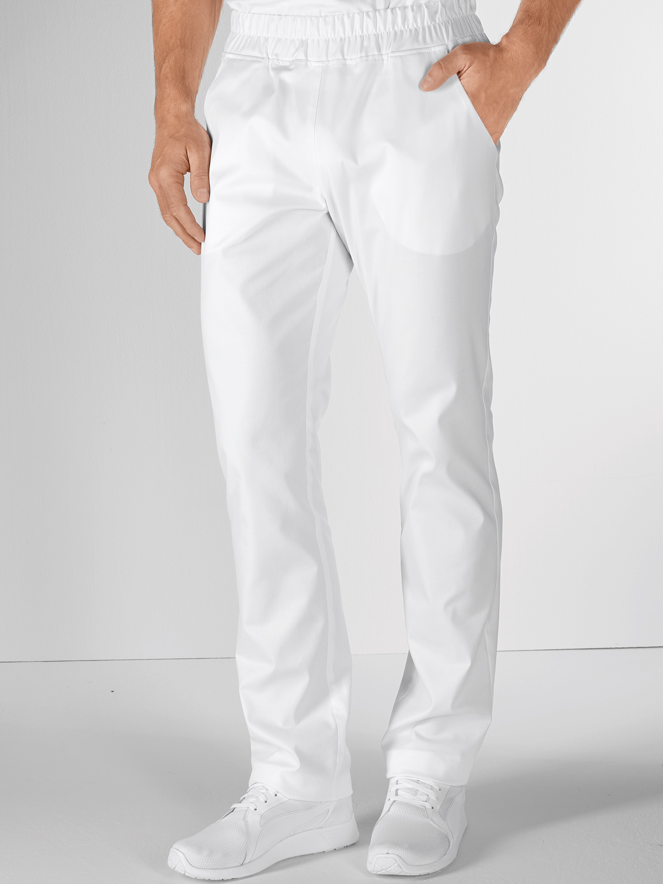 Leichte Stretchhose mit Gummibund